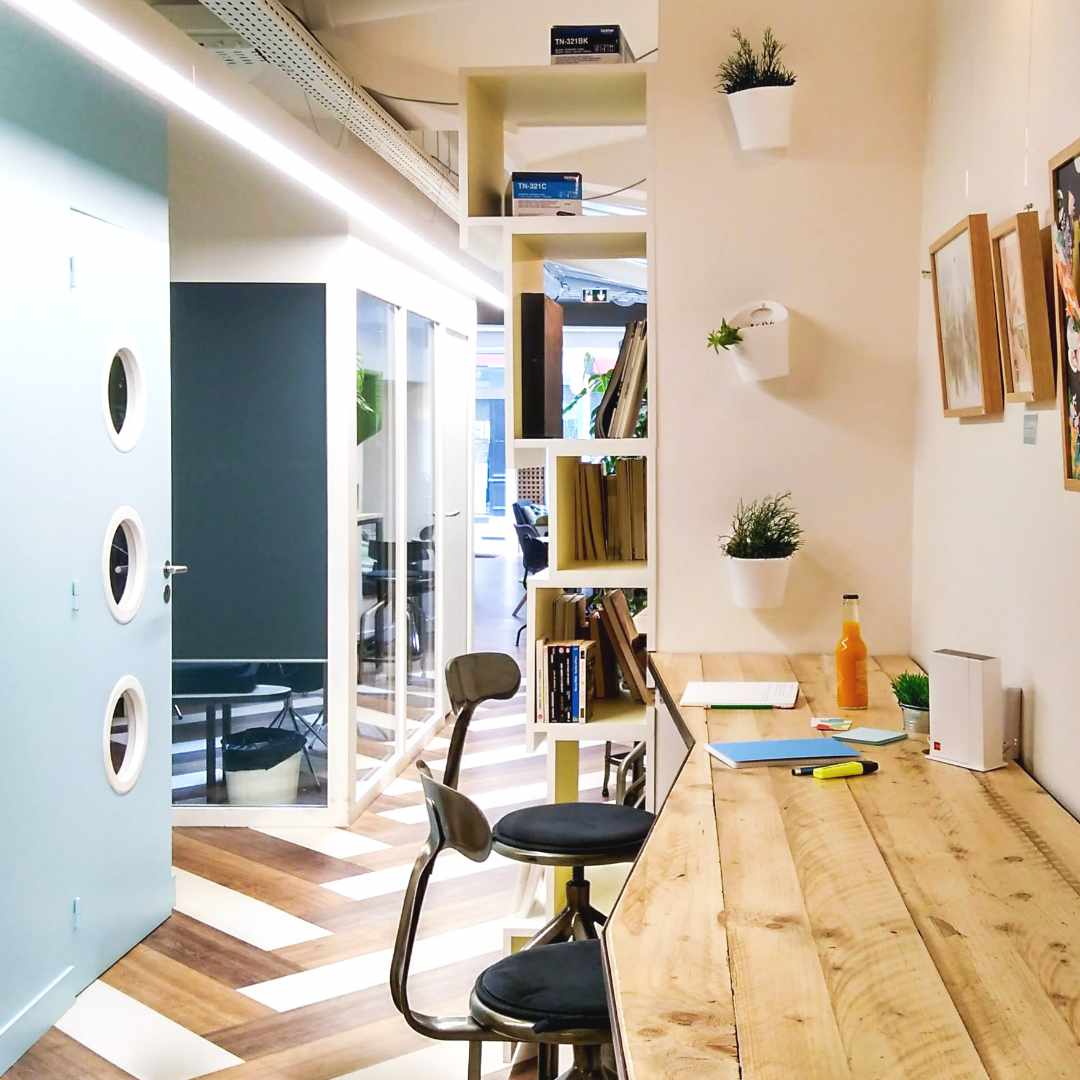 Photo de l'espace de coworking