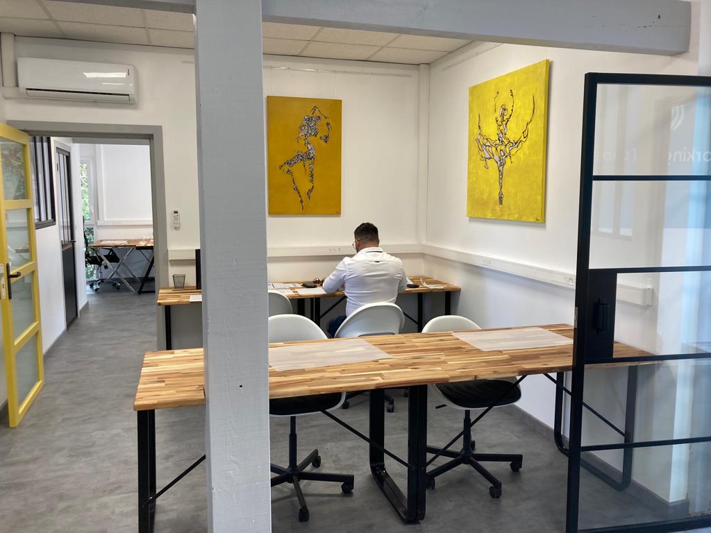 Photo de l'espace de coworking