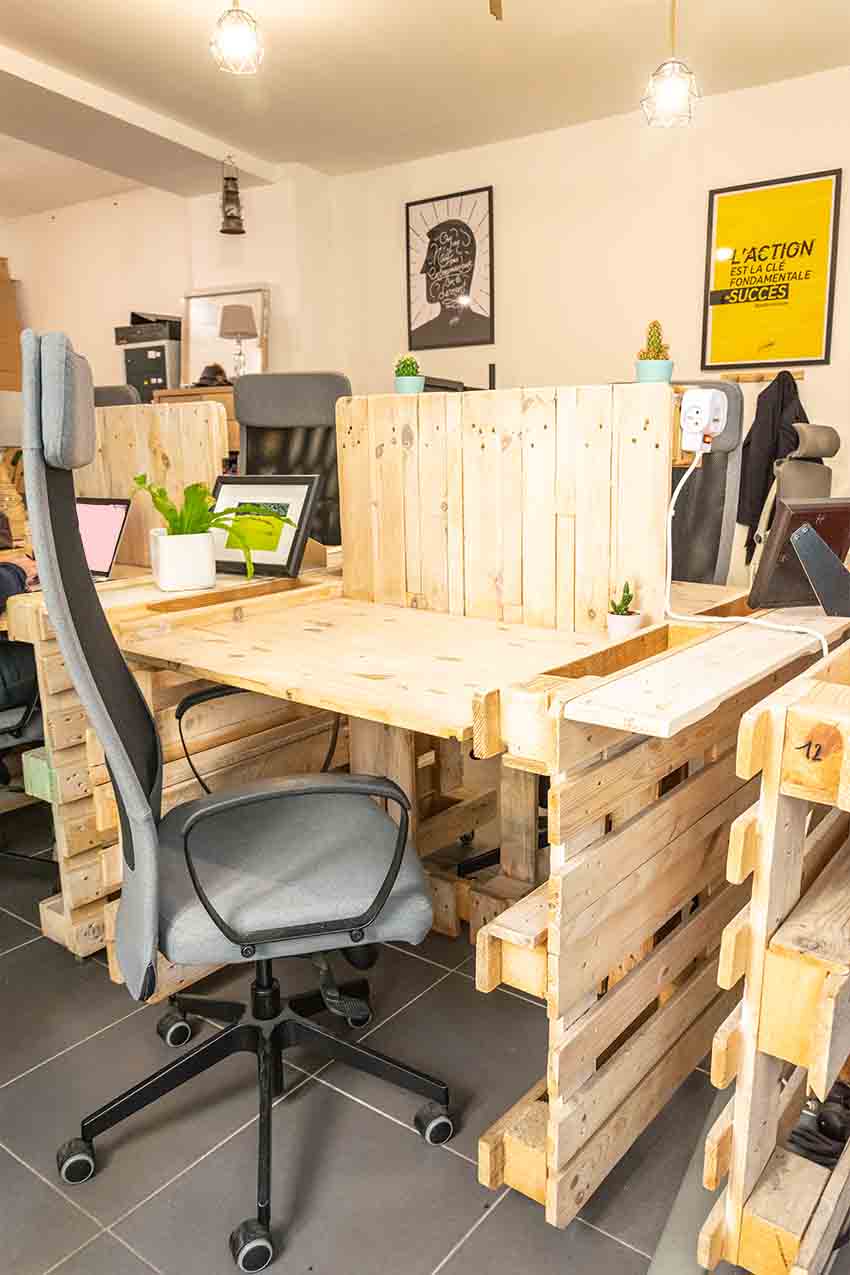 Photo de l'espace de coworking