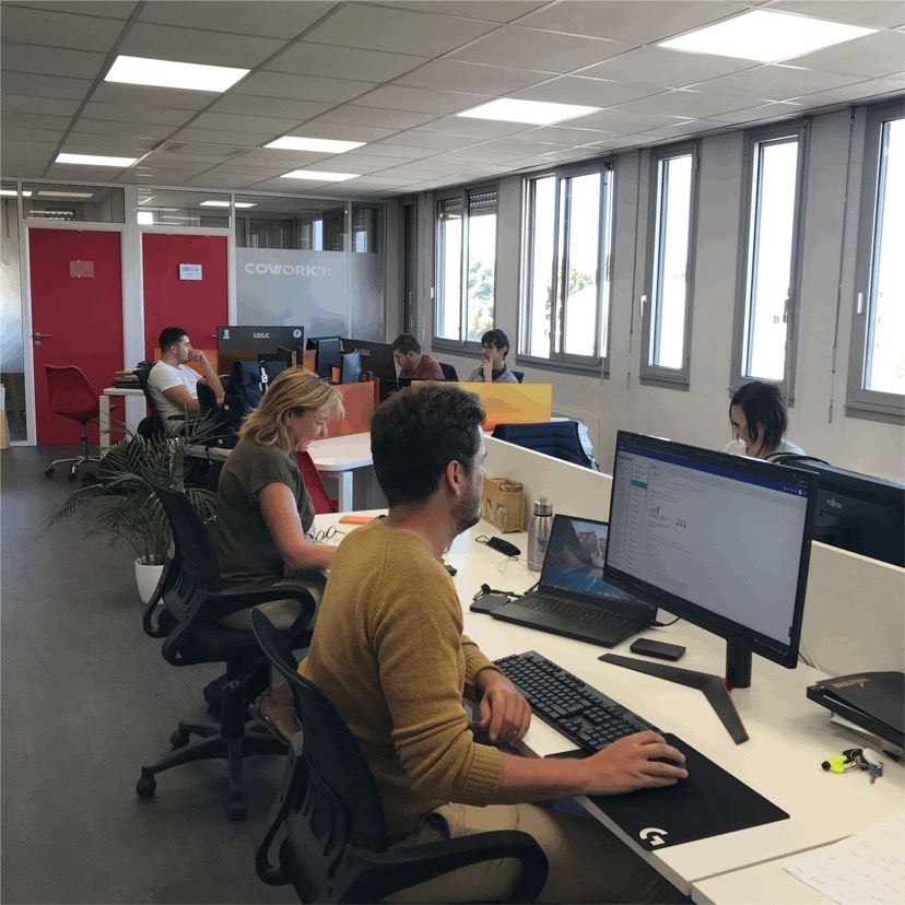 Photo de l'espace de coworking