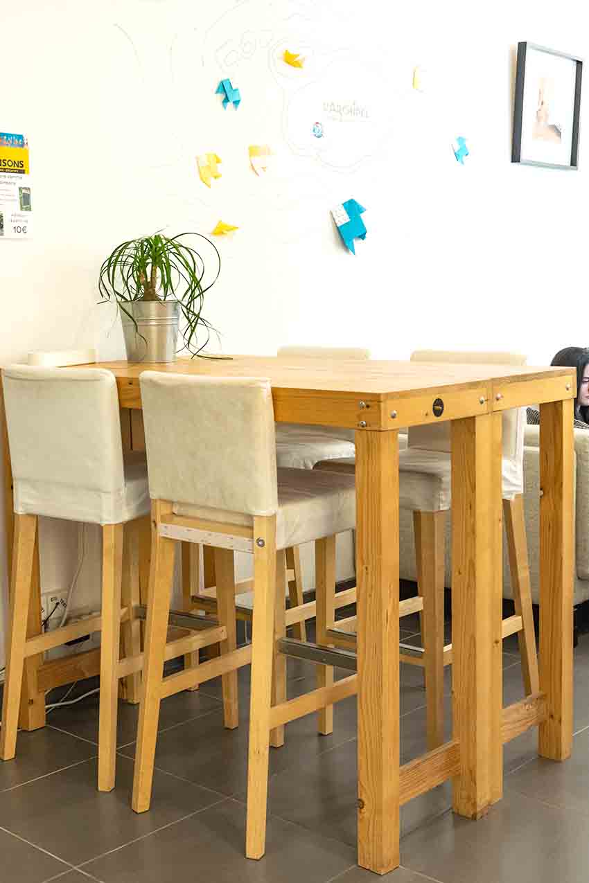 Photo de l'espace de coworking