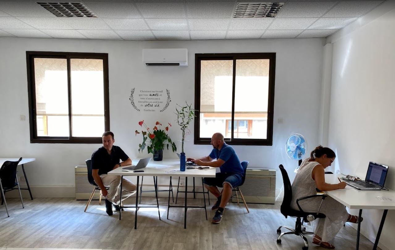 Photo de l'espace de coworking