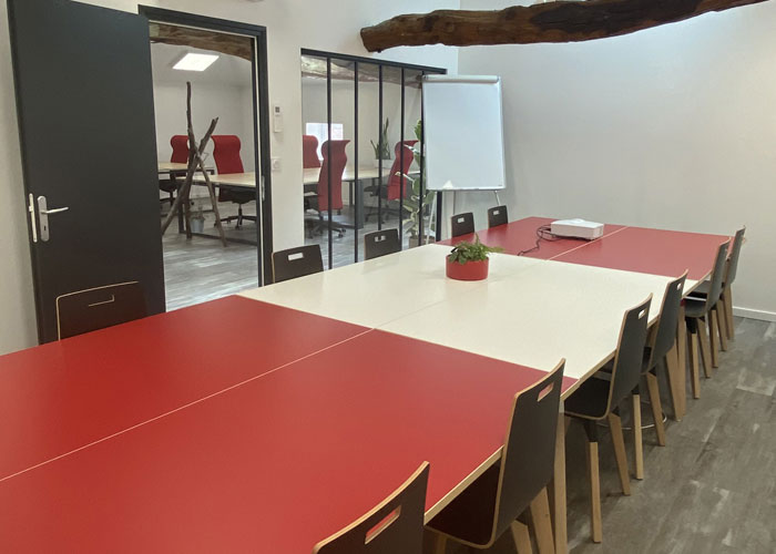 Photo de l'espace de coworking