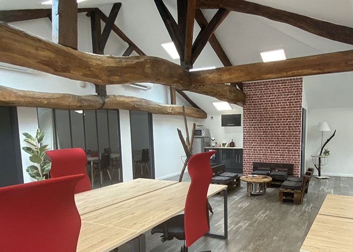 Photo de l'espace de coworking