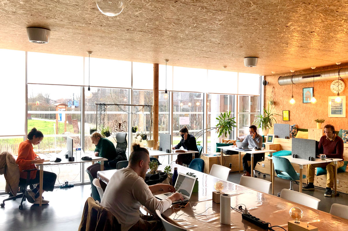 Photo de l'espace de coworking